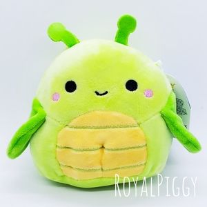 5" Squishmallow Pilar Grasshopper Sassy squad KellyToy soft plush